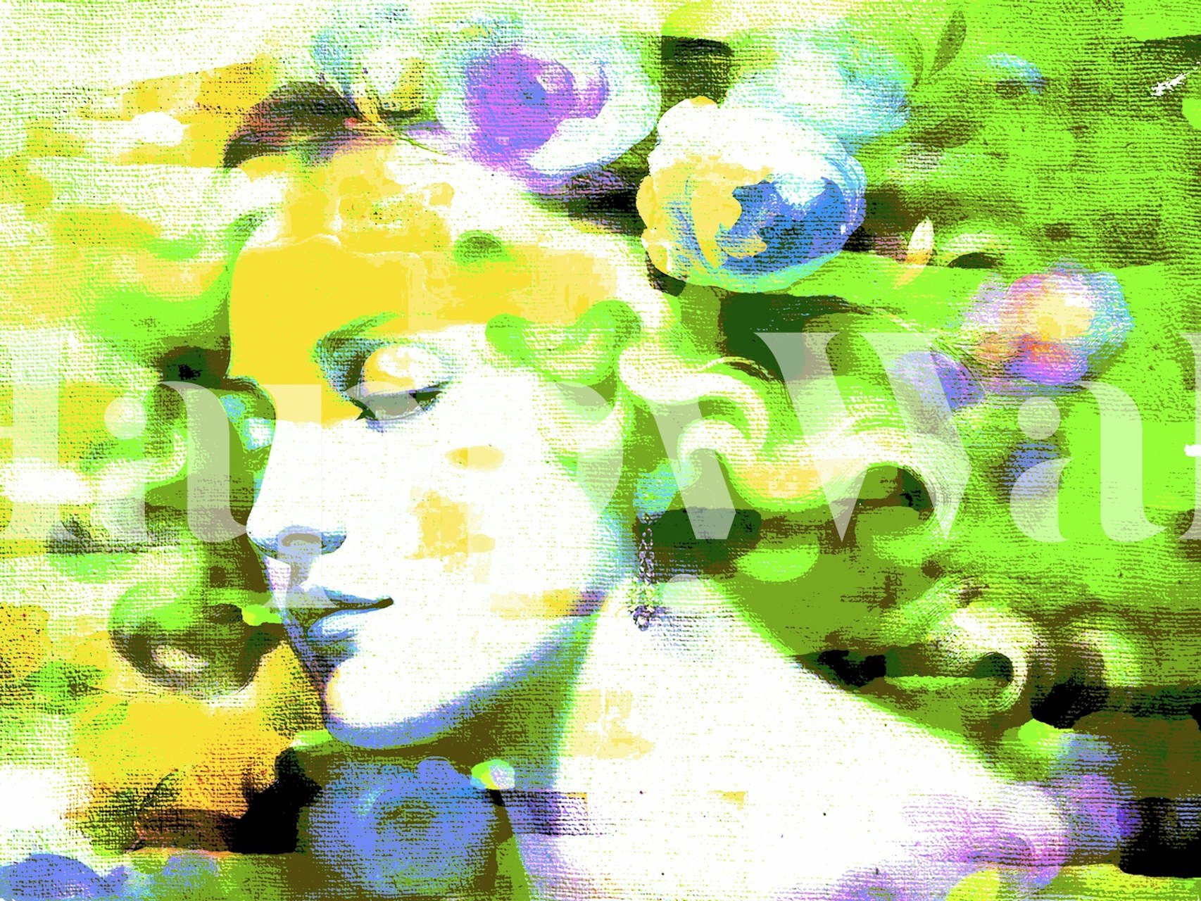 Madame Baroque Floral Dream tapet i et rum