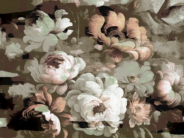 Muted Moody Baroque Flowers