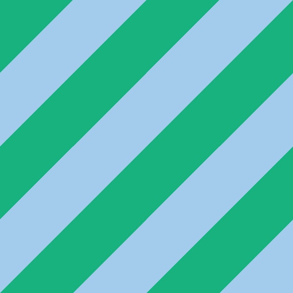 Blue and green diagonal stripes