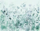Watercolor Wildflower Summer Meadow Teal