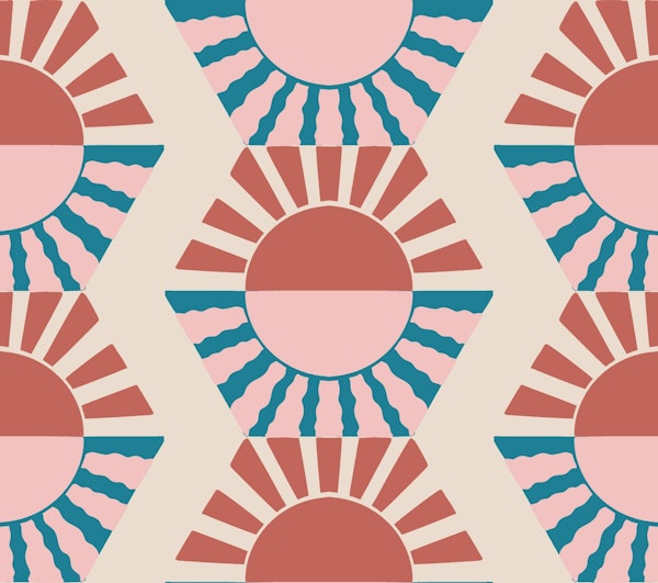 Sea Rays - Vanilla+Dusty Rose