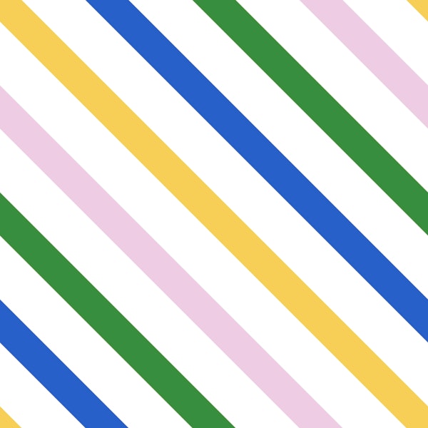Diagonal stripes colorful mix