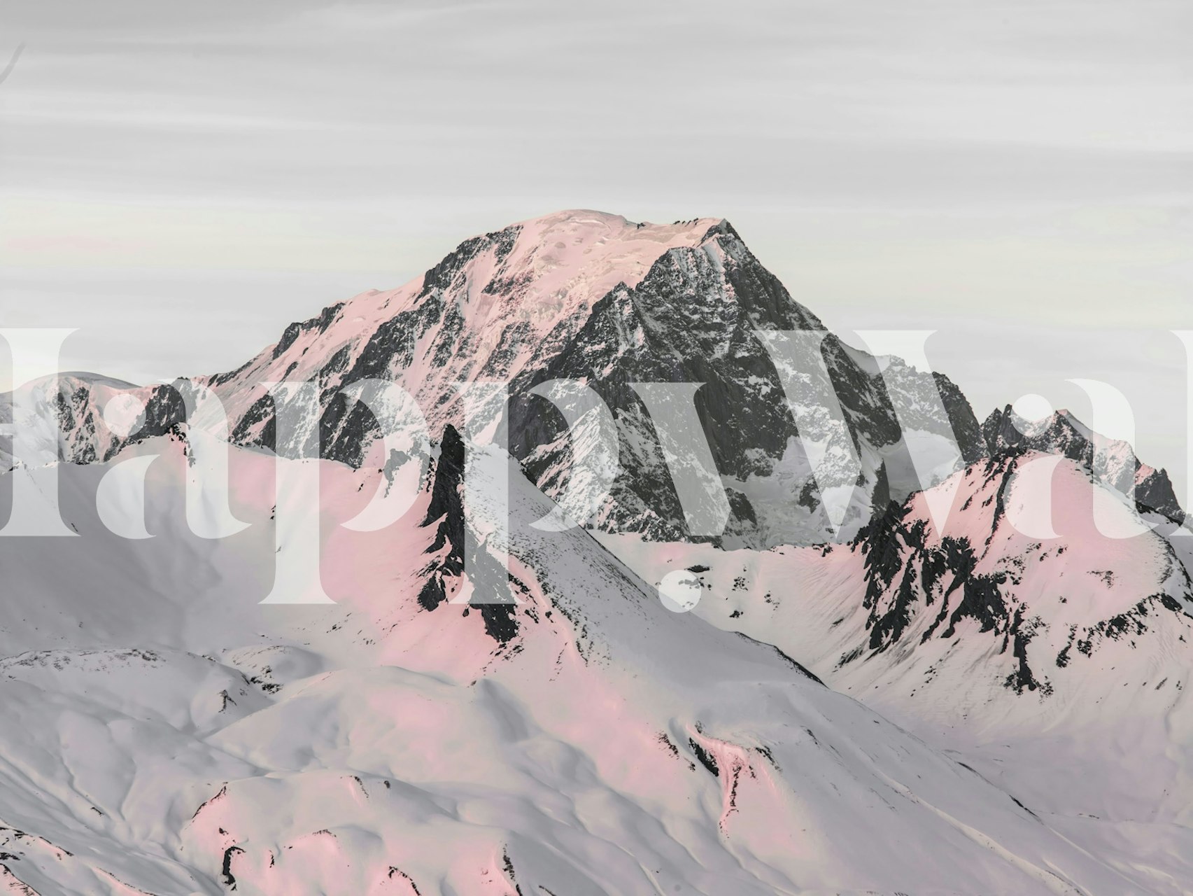 tapeta Snowcapped Mountain w pokoju