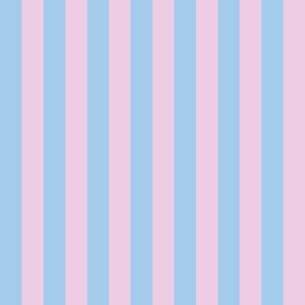 Rosa and blue vertical stripes