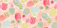 pastel tropical pinapples