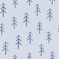 Forest moody blue behang