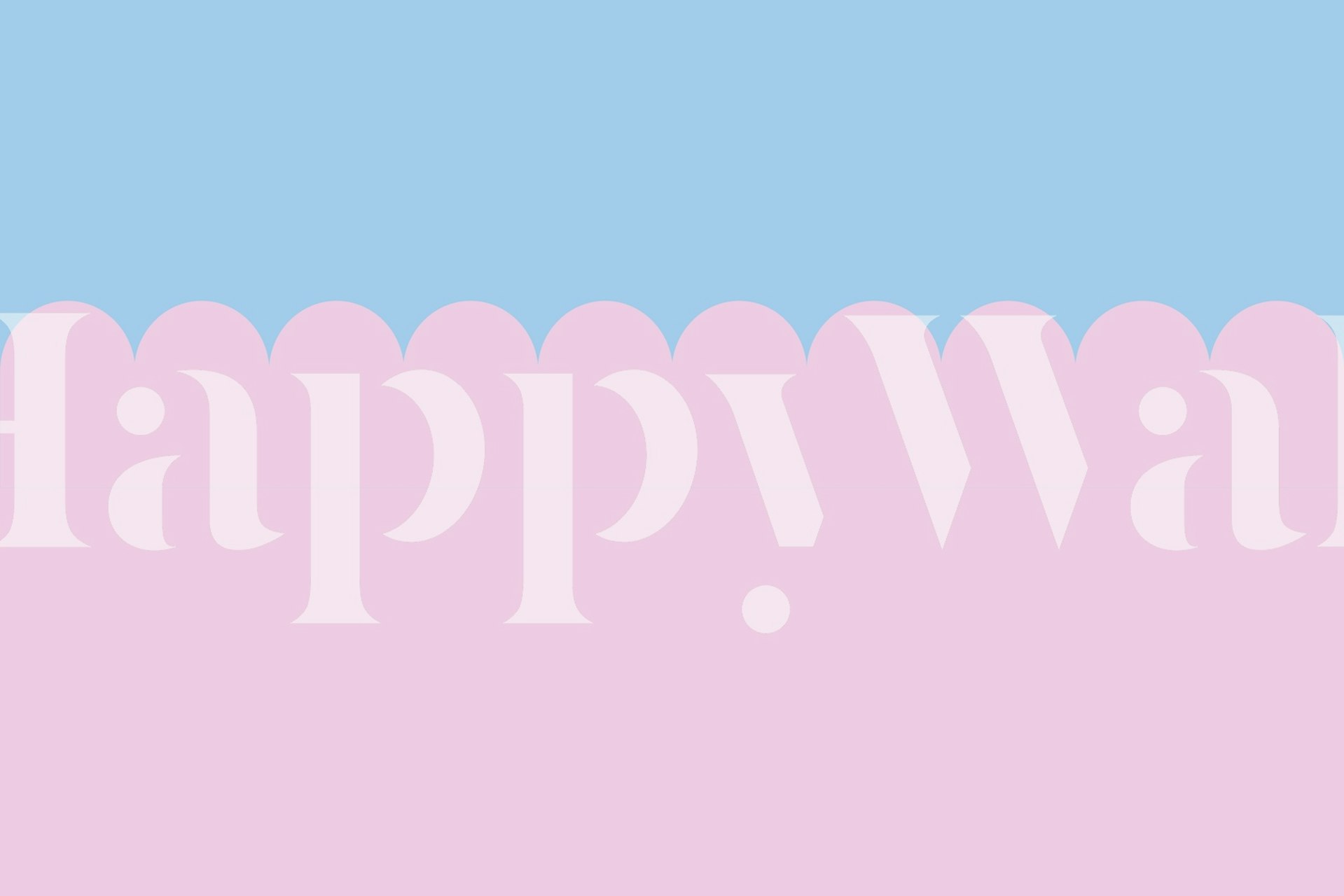 Vintage růžové ornamenty na měkké modré pozadí nástěnné malby