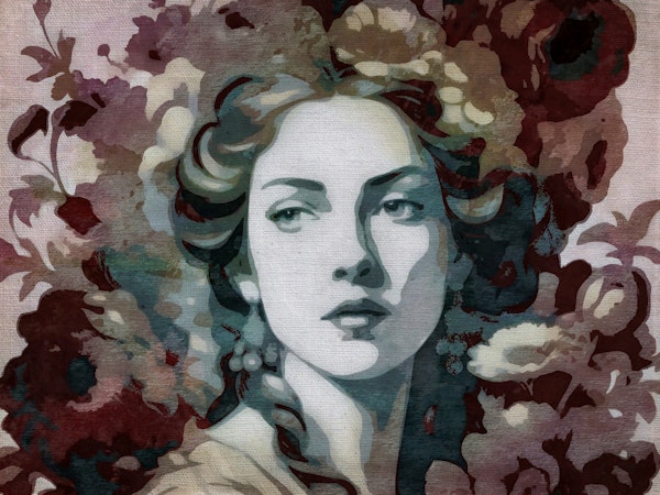 Autumn Jungle Lady Portrait