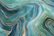 Marble Reverie Teal Gold