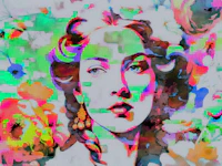 Boho Summer Lady papier peint