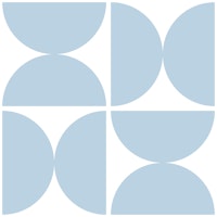 Semicircles - Air Blue and White / Big wallpaper