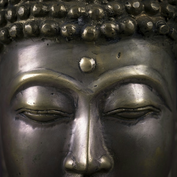 Bronze Buddha Head