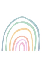 Quirky Pastel Rainbow tapete