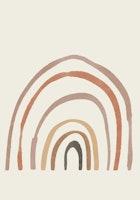 Quirky Rainbow Beige tapete