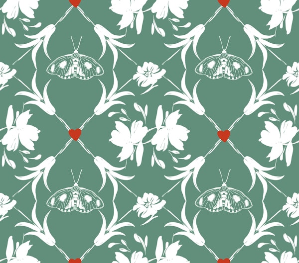 Floral Pleasure greenish G