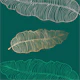 Moss Green Palm Leaves