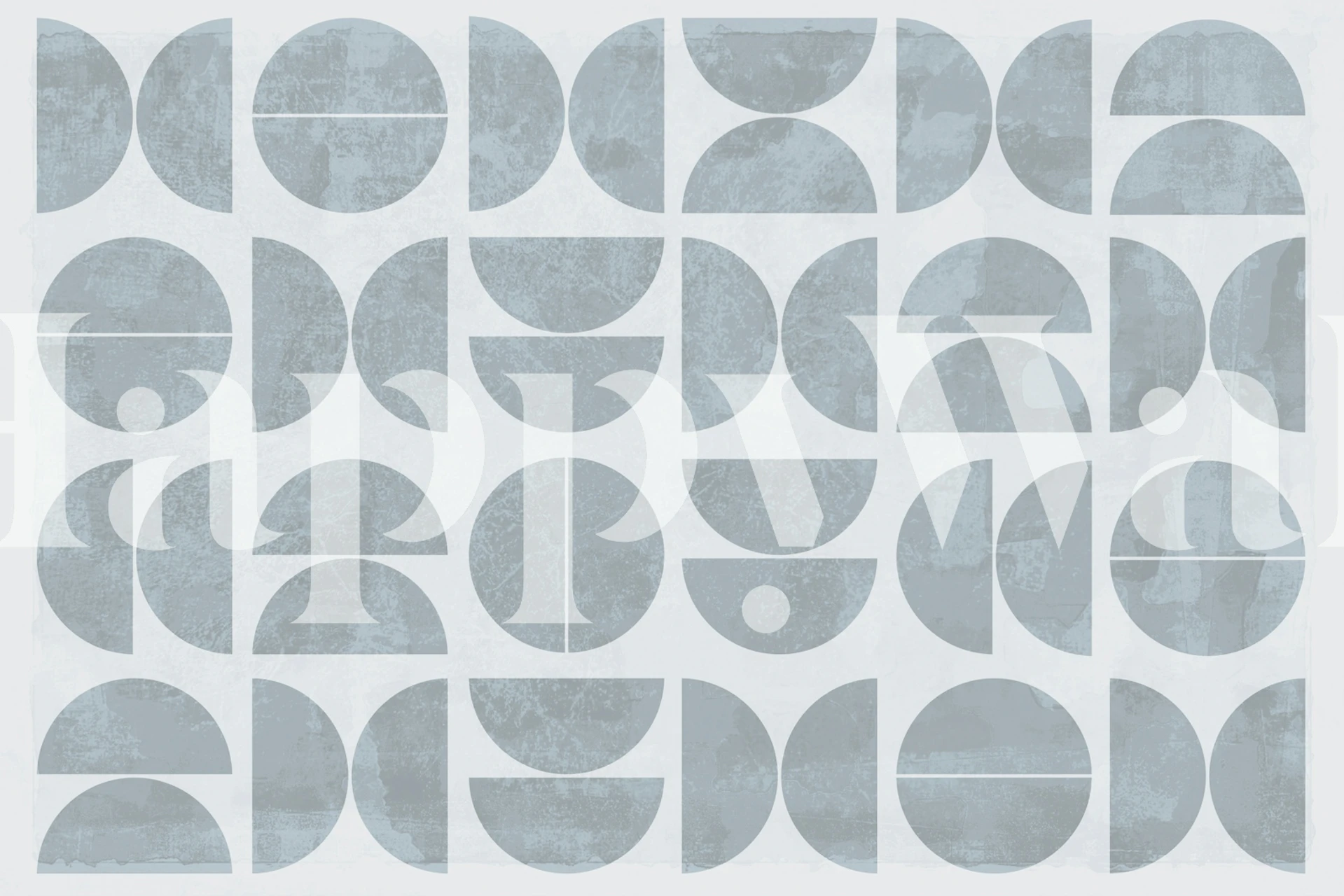 Geometric shapes in grey tones wallpaper