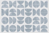 Modern Grey Mid-Century Contemporary Geo wallpaper