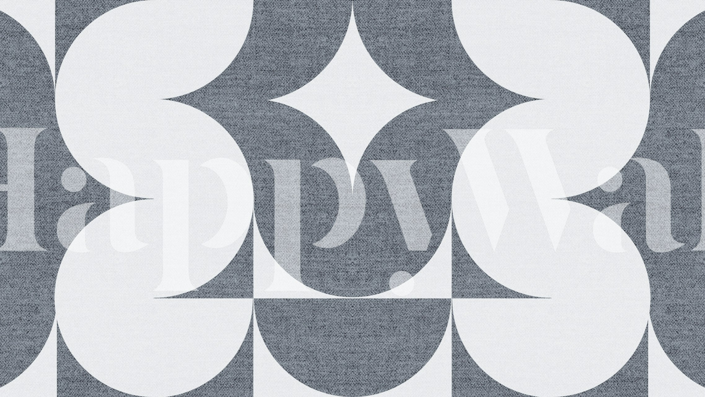 Geometric shapes in gray and white with a modern design wallpaper