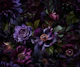 Midnight Garden Purple Flower Magic