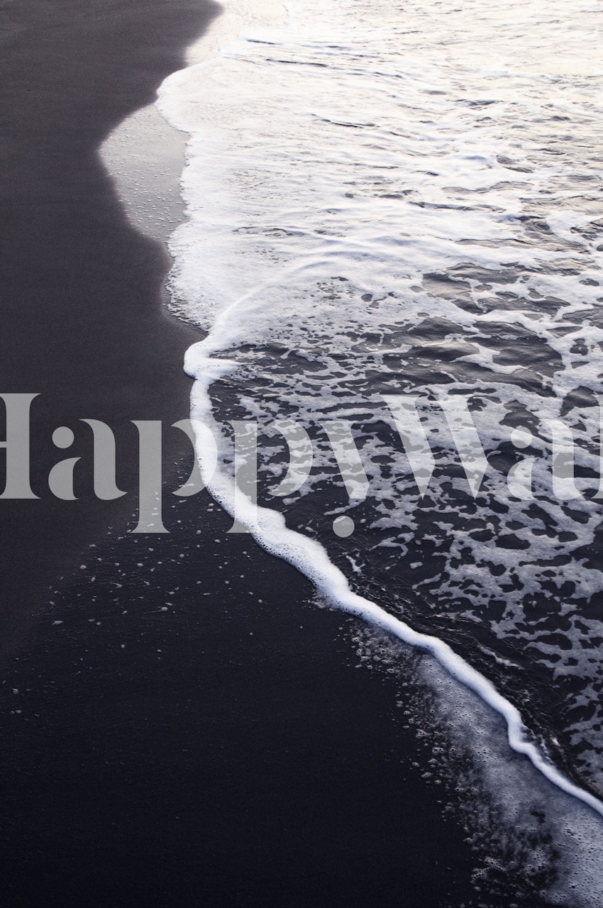 Mystical Sunset Beach Dream wallpaper in a room