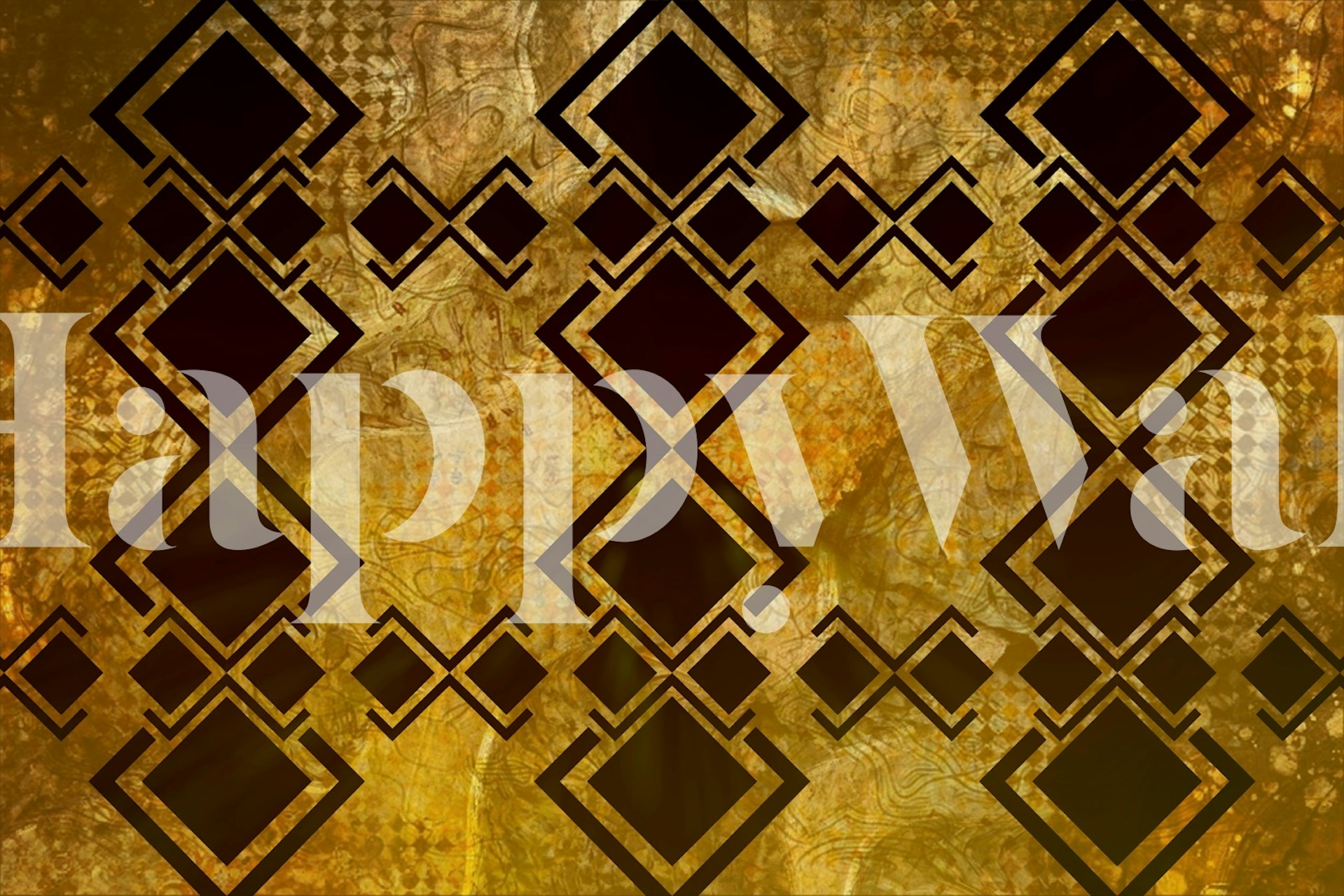 Art Deco Luxury wallpaper in a stylish room