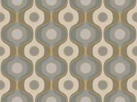 Grey Green Seventies tapete