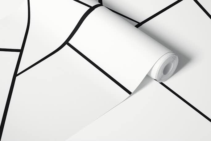 Black White Geometric Glam 4wallpaper roll