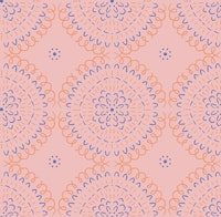 Doily Affirmations - Light Pink wallpaper