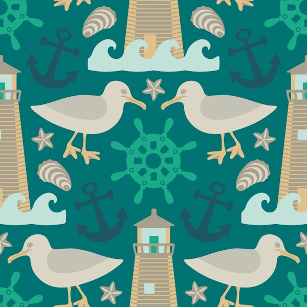 NAUTICAL-NESS Coastal Nautical Sea Lighthouse