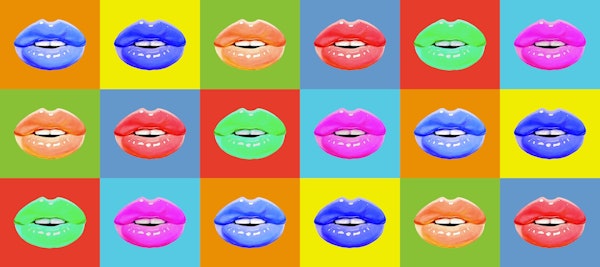 Colored lips