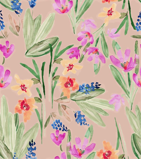 Aquarel Flower Blush