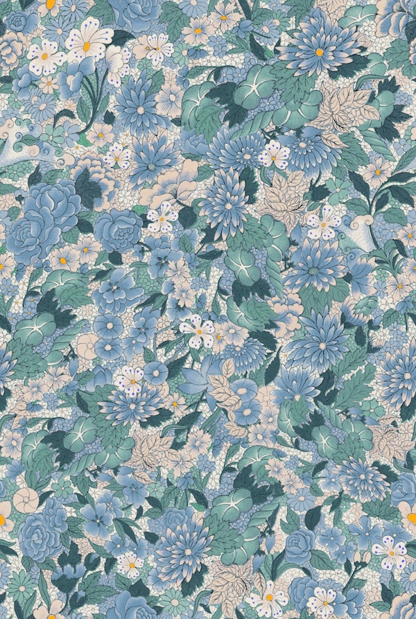Floral Blossom Blue