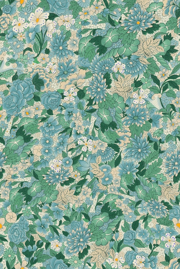 Floral Blossom Green