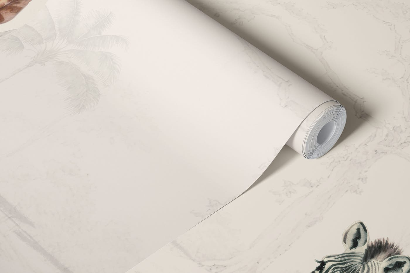 Whimsical Wildlife Off White wallpaper roll