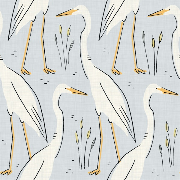 Harry the Heron (soft blue)