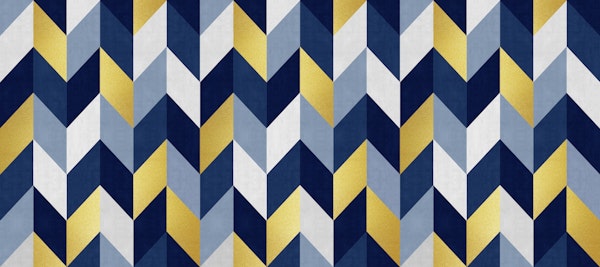 Blue and gold pattern