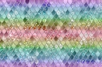 Rainbow Princess Mermaid Scales 2 ταπετσαρία