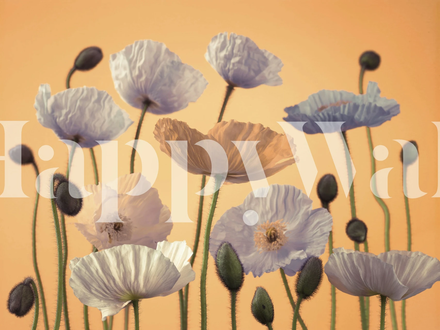 Carta da parati Floral Spectacle in una stanza