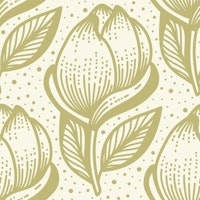 Magnolia blossom, sage / 3022 B ταπετσαρία