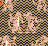 Dancing tiger Zig zag move – dark sand wallpaper