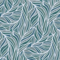 cool minimalist abstract leaves blue ταπετσαρία