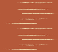 Warm Minimalism Stripe Terracotta Beige tapet