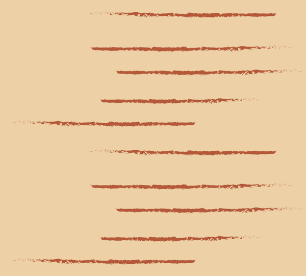 Warm Minimalism Stripe Tan Terracotta