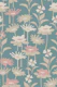 GARDEN MEADOW Cottage Floral - Light Teal