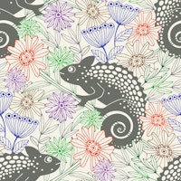 CHAMELEONS JUST WANNA HAVE FUN - Retro Gray ταπετσαρία