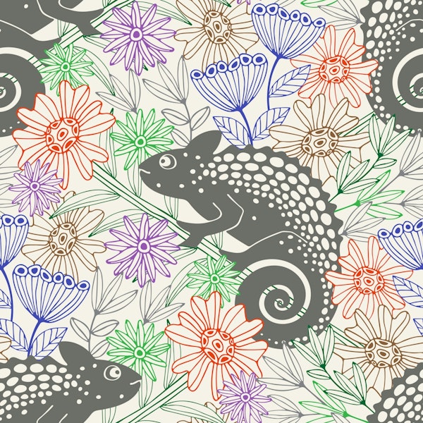 CHAMELEONS JUST WANNA HAVE FUN - Retro Gray