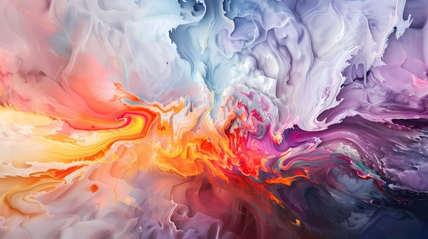 Color Explosion Fluid Paint