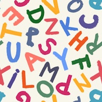 Hand-written Alphabet 2 tapety