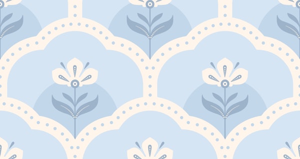 Scallops, Light Blue